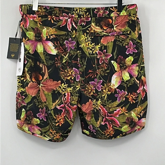 Herschel Supply Co. Voyage Alta Swim Shorts in Jungle Hoffman - NEW -Size Medium - Picture 4 of 12